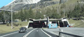 ingang Gotthard tunnel ingang Gotthard tunnel