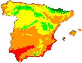 klimaat in Spanje