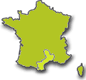 Sauve ligt in regio Languedoc-Roussillon