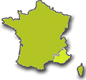 Grimaud ligt in regio Provence-Alpes-Côte d'Azur